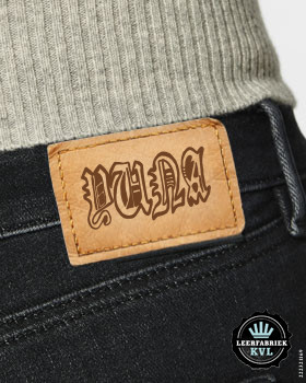 Leder Label Mit Logo